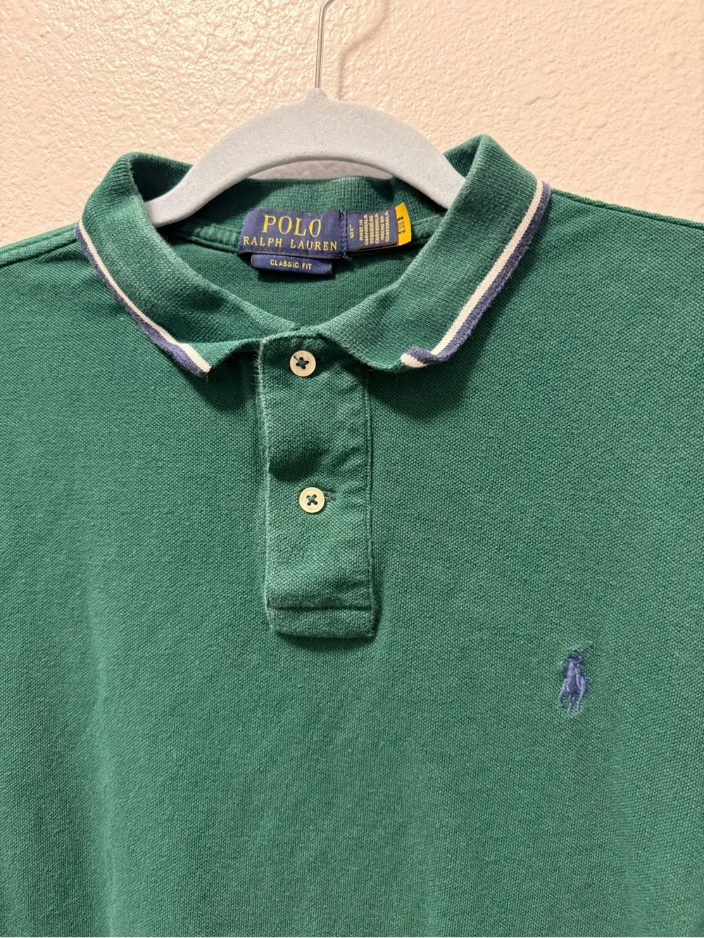 Polo Ralph Lauren Men’s Classic Fit New Forest Green Short-Sleeve Polo Large
